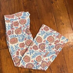 J.Crew Multicolor Floral Pants